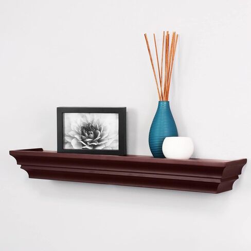 Kiera Grace Contemporary Floating-Shelves, 24-Inch, Espresso in Saudi Arabia