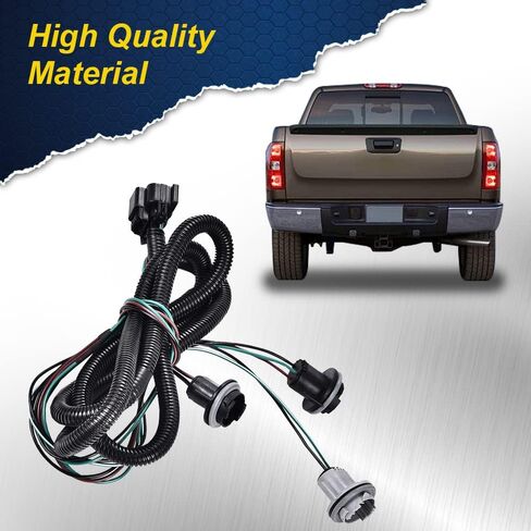 PIT66 Right Tail Light Lamp Wiring Harness, Compatible with 07-14 Chevy Silverado/08-14 GMC Sierra in Saudi Arabia