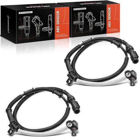 مستشعر سرعة العجلات A-Premium ABS متوافق مع موديلات Ford & Lincoln - لـ F-150 1997-2003، لـ F-250 1997-1999، لـ F-350 1997، لـ F-150 Heritage 2004، Expedition، Navigator - أمامي يسار أو يمين in Saudi Arabia