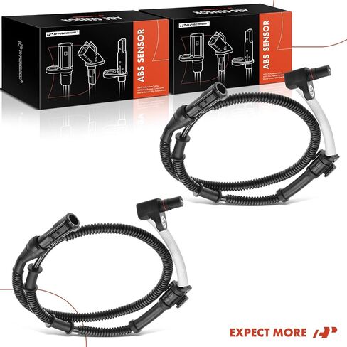 مستشعر سرعة العجلات A-Premium ABS متوافق مع موديلات Ford & Lincoln - لـ F-150 1997-2003، لـ F-250 1997-1999، لـ F-350 1997، لـ F-150 Heritage 2004، Expedition، Navigator - أمامي يسار أو يمين in Saudi Arabia
