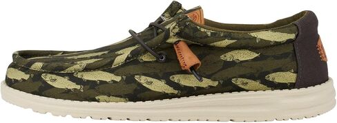 Hey Dude Wally Fish Camo - Black Fish Camo in Saudi Arabia
