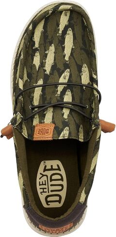 Hey Dude Wally Fish Camo - Black Fish Camo in Saudi Arabia