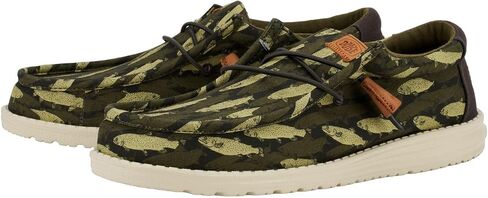 Hey Dude Wally Fish Camo - Black Fish Camo in Saudi Arabia