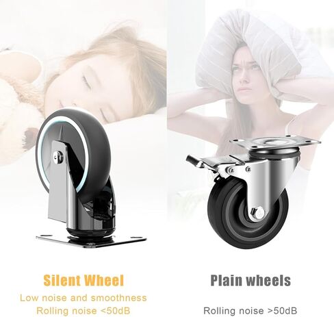 Dolly Cart, Platform Truck Push Cart with 770 Lbs Capacity, Silent Wheels, One-Handed Folding, Large Flat Hand Truck Trolley for Moving Shopping Storage (L) in Kuwait