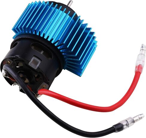 HobbyPark 35T Motor 550 Brushed Electric Engine w/Heatsink for 1/10 RC Crawler Cars Traxxas TRX4 TRX6 Axial SCX10 Redcat Gen7 Gen8 RC4WD in Saudi Arabia