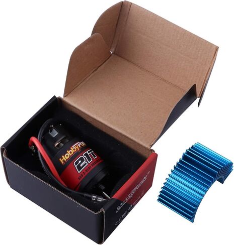 HobbyPark 35T Motor 550 Brushed Electric Engine w/Heatsink for 1/10 RC Crawler Cars Traxxas TRX4 TRX6 Axial SCX10 Redcat Gen7 Gen8 RC4WD in Saudi Arabia