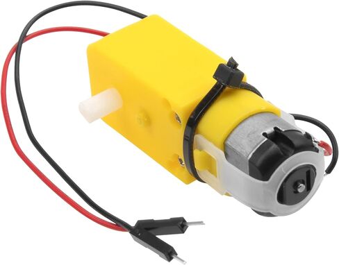 10Pcs Vgoohobby TT DC Gearbox Motor Dual Shaft 3-8V Gear Motors 200RPM Ratio 1:48 Shaft Motor with 2.54mm Wire for Arduino DIY Car Robot Toys in Saudi Arabia