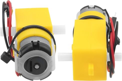 10Pcs Vgoohobby TT DC Gearbox Motor Dual Shaft 3-8V Gear Motors 200RPM Ratio 1:48 Shaft Motor with 2.54mm Wire for Arduino DIY Car Robot Toys in Saudi Arabia