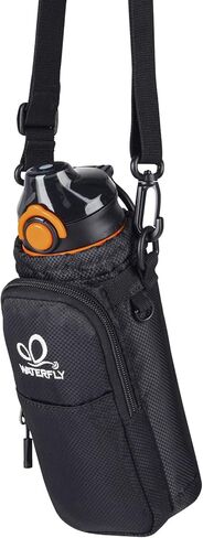 زجاجة مياه WATERFLY مع كم: 22 أونصة خالية من مادة BPA وحزام تريتان ومضادة للتسرب وخفيفة الوزن وزجاجة مياه رياضية للمشي لمسافات طويلة in Kuwait