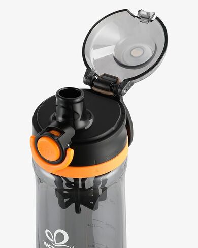 زجاجة مياه WATERFLY مع كم: 22 أونصة خالية من مادة BPA وحزام تريتان ومضادة للتسرب وخفيفة الوزن وزجاجة مياه رياضية للمشي لمسافات طويلة in Kuwait