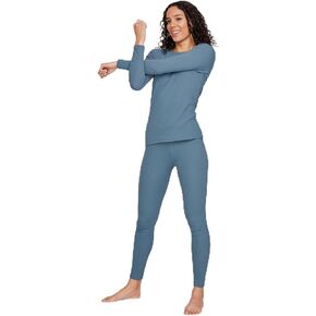 Kickoff Long Johns Thermal Underwear Pajamas Lightweight Base Layer Set l Moisture-Wicking Soft Snug & Cozy l Easy Care