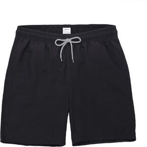 Biwisy Men's Quick Dry Swimming Trunks Mesh Lining Sports Shorts Swimwear Swimming Trunks Black