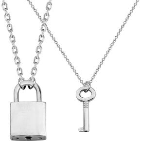 CHOORO Couple Necklace You Hold The key To My Heart His and Hers Memorial Jewelry Love Wish Gift for Girlfriend Boyfriend Valentines Anniversary