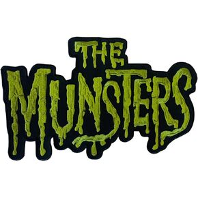 The Munsters Logo 11" Iron On Back Patch Large - Original Horror Comedy TV Series
