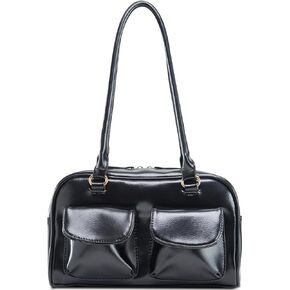 Shoulder Bag Purses For Women,Retro Leather Tote Handbags Satchel Clutch Bag