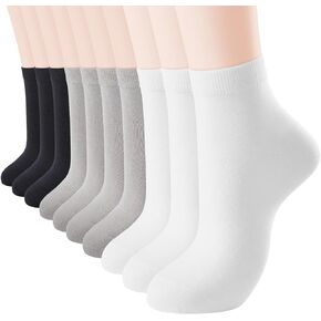 J-BOX Ankle Socks for Women Thin Socks Women's Cotton Athletic Socks Casual Low Cut Socks 8/10 pairs