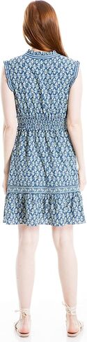 Max Studio Women's Ruffle Smocked Waist Short Dress in Saudi Arabia