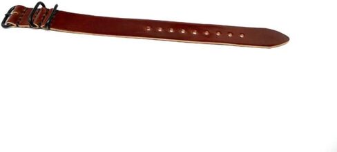 DaLuca MADE IN USA Shell Cordovan 1 Piece Military Watch Strap (PVD Buckle) 18mm 20mm 22mm 24mm 26mm in Saudi Arabia