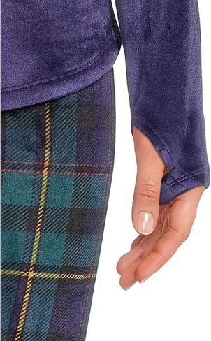 Cuddl Duds ClimateRight Women's Velour Base Layer Top and Leggings Thermal Set, 2-Piece in Saudi Arabia