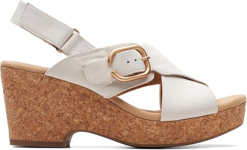 Clarks Women's Giselle Dove Wedge Sandal in Saudi Arabia