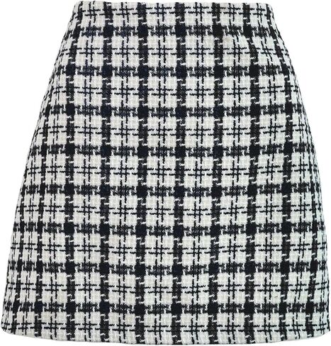 تنورة SOFIA'S Choice للسيدات منقوشة صغيرة من التويد بخصر عالٍ، تنانير ضيقة in Kuwait