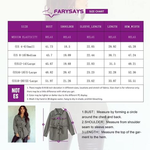 سترات نسائية من FARYSAYS للخريف والشتاء معطف واق من المطر بأكمام طويلة وأزرار سفلية in Kuwait