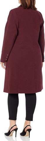 CITY CHIC PLUS SIZE COAT EFFORTLESS CHIC, IN OXBLOOD, SIZE, XL in Saudi Arabia