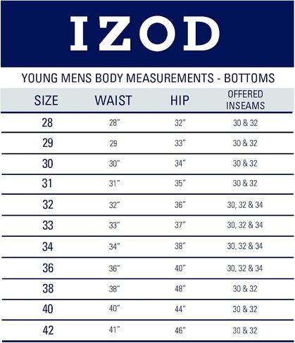 IZOD Men's Young Classic Fit Flat Front Twill Pant in Saudi Arabia