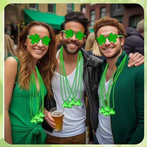 TURNMEON St. Patricks Day Accessories 16 Pack  Costume Party Accessories for Womens  Mens in Kuwait
