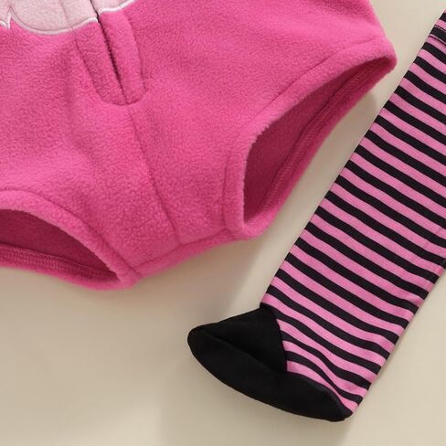 Toddler Baby Boy Girl Halloween Costumes Animal Fruits Costume Zipper Hooded Romper Stockings Cosplay Costume in Kuwait