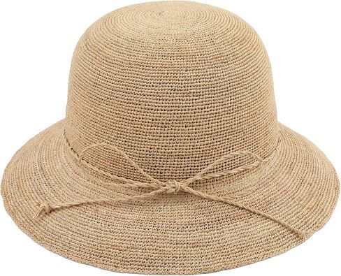 Women's Bucket Hats Fashion Womens Summer Beach Sun Straw Hat in Saudi Arabia