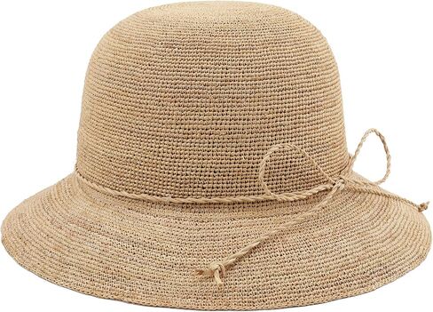 Women's Bucket Hats Fashion Womens Summer Beach Sun Straw Hat in Saudi Arabia