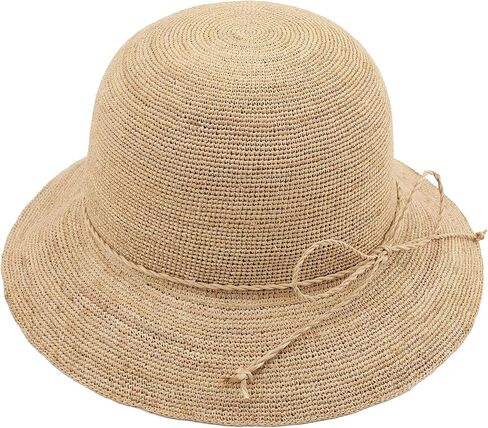 Women's Bucket Hats Fashion Womens Summer Beach Sun Straw Hat in Saudi Arabia