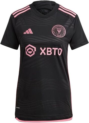 قميص كرة القدم للسيدات Inter Miami 23/24 Away من adidas - تصميم أنيق، نسيج AEROREADY ماص للرطوبة، مقاس مريح in Saudi Arabia