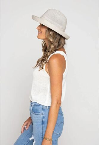 Peter Grimm Women's Priscilla Packable Polyester Sun Hat with 2.75" Brim in Saudi Arabia