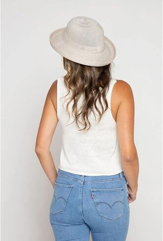 Peter Grimm Women's Priscilla Packable Polyester Sun Hat with 2.75" Brim in Saudi Arabia