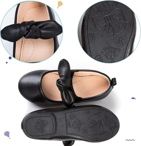 Girls Dress Shoes Mary Jane Wedding Party Shoes Flower Bridesmaids Princess Shoes Ballet Flat (Toddler/Little Kid/Big Kid) in Saudi Arabia
