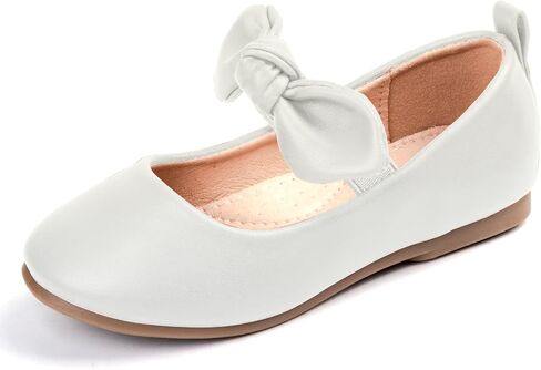 Girls Dress Shoes Mary Jane Wedding Party Shoes Flower Bridesmaids Princess Shoes Ballet Flat (Toddler/Little Kid/Big Kid) in Saudi Arabia