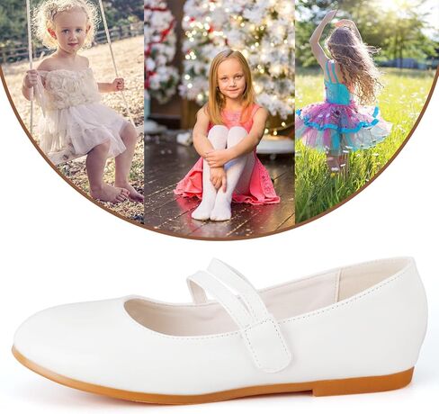 أحذية للفتيات فستان ماري جين للفتيات الأميرة راقصة الباليه المسطحة للأطفال العودة إلى المدرسة أحذية الفتيات أحذية الرقص حزب الزفاف الشقق للأطفال الصغار / الكبار in Kuwait