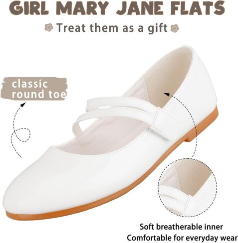 أحذية للفتيات فستان ماري جين للفتيات الأميرة راقصة الباليه المسطحة للأطفال العودة إلى المدرسة أحذية الفتيات أحذية الرقص حزب الزفاف الشقق للأطفال الصغار / الكبار in Kuwait