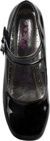JOSMO Girl's Amelia Ballet Flat, Black Patent, 12 Medium US Little Kid in Saudi Arabia