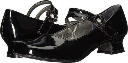 JOSMO Girl's Amelia Ballet Flat, Black Patent, 12 Medium US Little Kid in Saudi Arabia