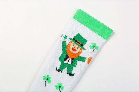 جوارب LEOSTEP لعيد القديس باتريك، زينة جوارب ضغط للعطلات الخضراء، جوارب عالية للركبة تدعم الساق in Kuwait