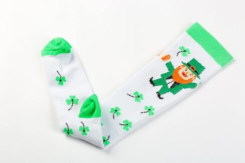 جوارب LEOSTEP لعيد القديس باتريك، زينة جوارب ضغط للعطلات الخضراء، جوارب عالية للركبة تدعم الساق in Kuwait