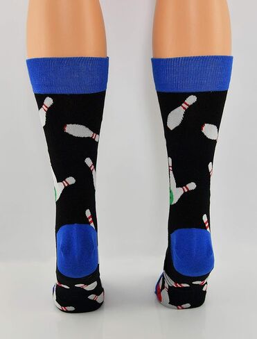 جوارب بولينج مبتكرة للرجال والنساء، ملابس ذات طابع رياضي مجنون in Kuwait