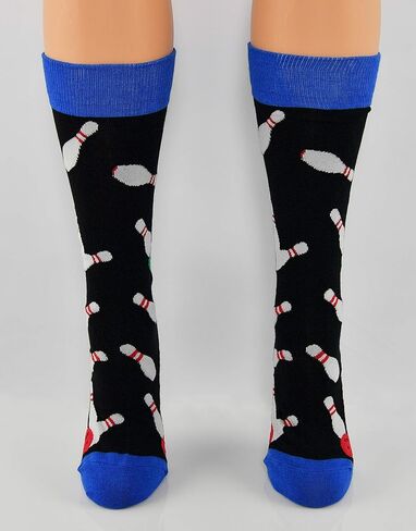 جوارب بولينج مبتكرة للرجال والنساء، ملابس ذات طابع رياضي مجنون in Kuwait