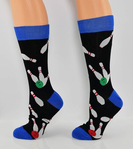 جوارب بولينج مبتكرة للرجال والنساء، ملابس ذات طابع رياضي مجنون in Kuwait