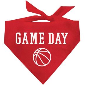 Game Day Basketball Dog Bandana (1049 Black, X-Small)