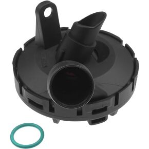 A-Premium Engine Crankcase Vent Valve Compatible with Audi A4 Quattro 2006 A6 Quattro 2005-2006 V6 3.2L, Replace# 06E103245B, 06E103245C