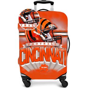 Kansas City Luggage Cover, Football Team Suitcase Cover for Luggage Protector Cover for Travel Business Vacation Fits 18-20 Inch Luggage